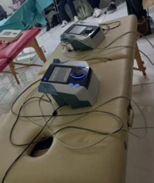 Appareils d'électrothérapie du centre